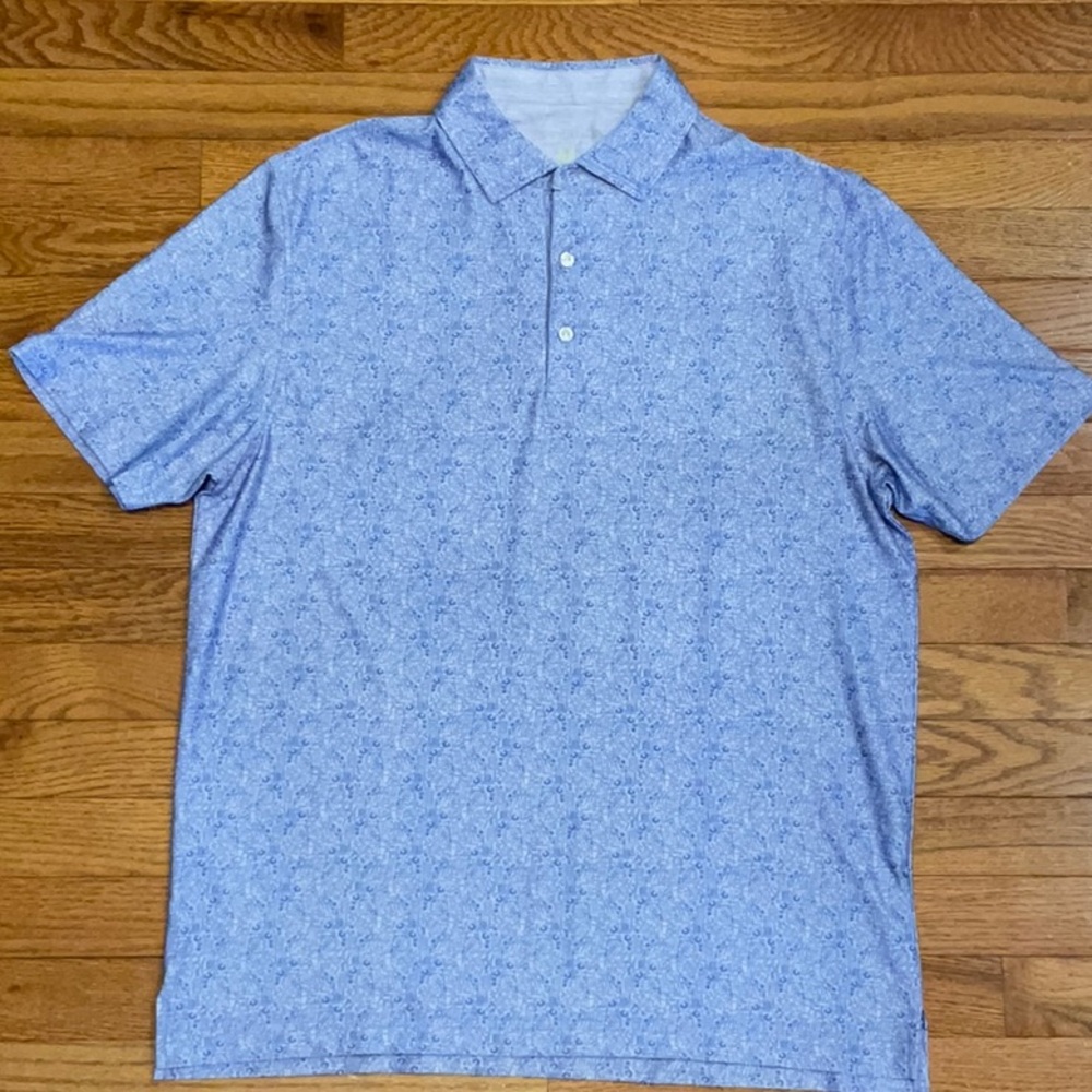 Hickey Freeman “Cocktails” Golf Polo - Size Medium